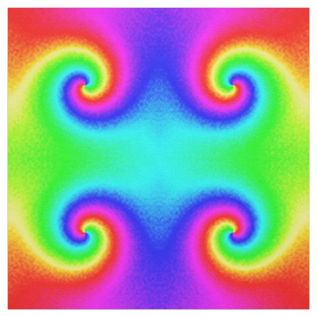 Tecido Tie Dye Rainbow Swirl Hippie Boho Chic (Modelo)