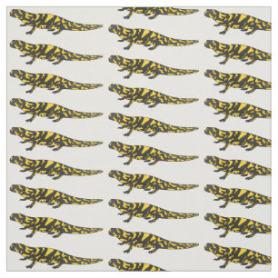 Tecido Tiger salamander cartoon