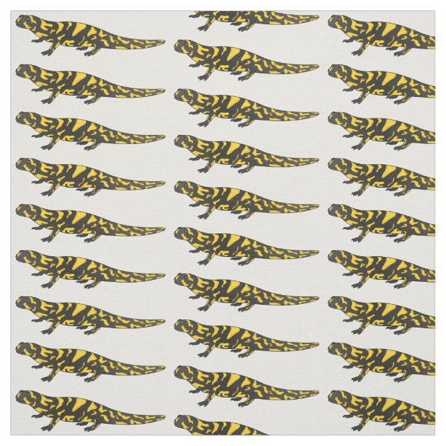 Tecido Tiger salamander cartoon (Modelo)