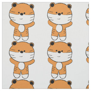 Tecido Tigre Adorável
