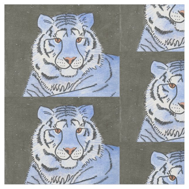 Tecido Tigre Azul (Detalhe)