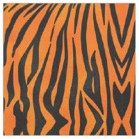 Tigre Preto Laranja Selvagem Espalha Impressão Ani
