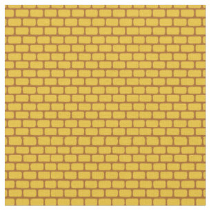 Tecido Tijolo amarelo do falso