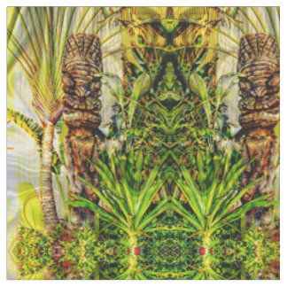 Tecido Tiki havaiano