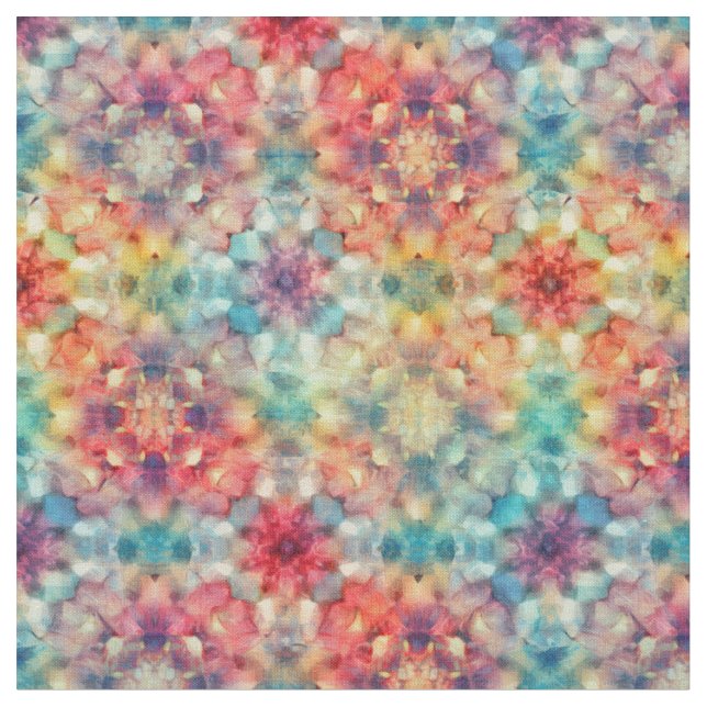 Tecido Tinta Floral Tie-dye (Detalhe)