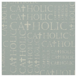 Tecido tipografia católica
