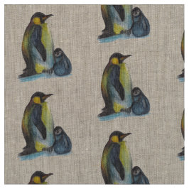 Tecido Tiragem dos pinguins