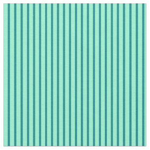 Tecido Tiras Coloridas de Teal e Aquamarina