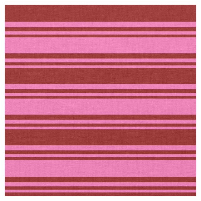 Tecido Tiras Vermelhas Rosa Quente e Escuras (Detalhe)