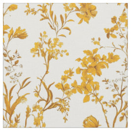 Tecido Toalete Jardim Dourado