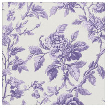 Toile Floral Botânica Violeta