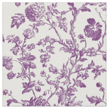 Toile Floral Lilás Claro