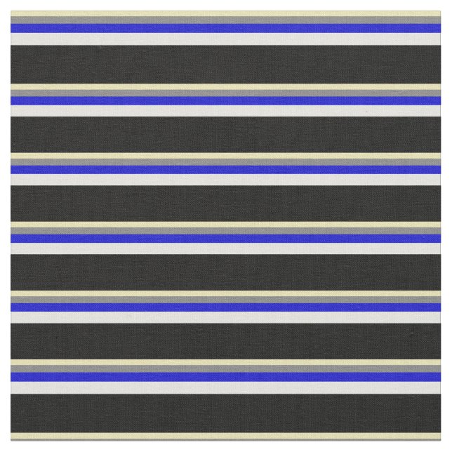 Tecido Tom, Cinza, azul, ciano claro e preto (Detalhe)