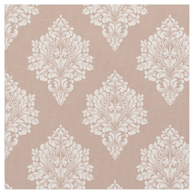 Tecido Tons de Deserto Damask (Detalhe)
