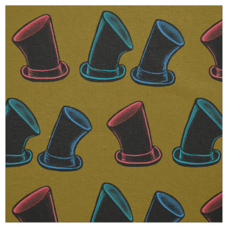 Tecido Top Hats Pattern