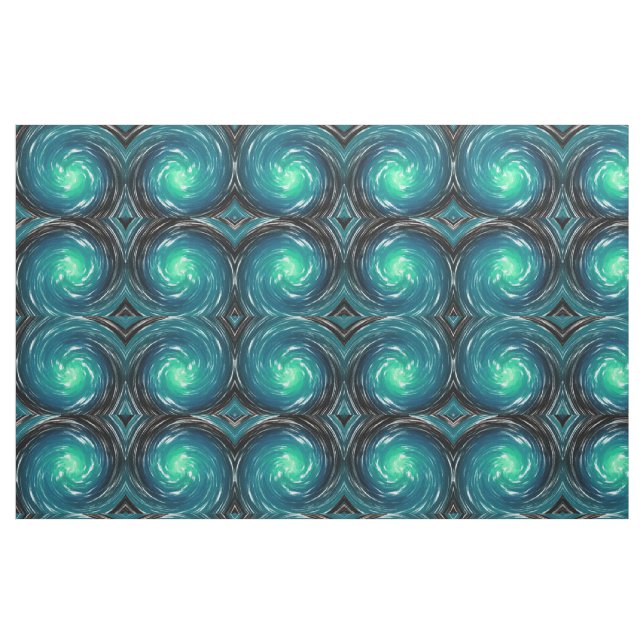 Tecido Torção de Abstrato do Espírito Azul (Fat Quarter)