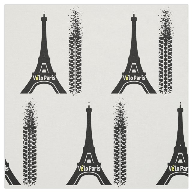 Tecido Torre Eiffel de Bike de Paris (Modelo)