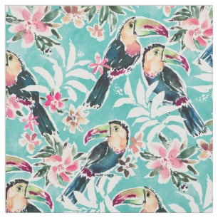 Tecido TOUCADISTA TOU Lush Tropical Toucans