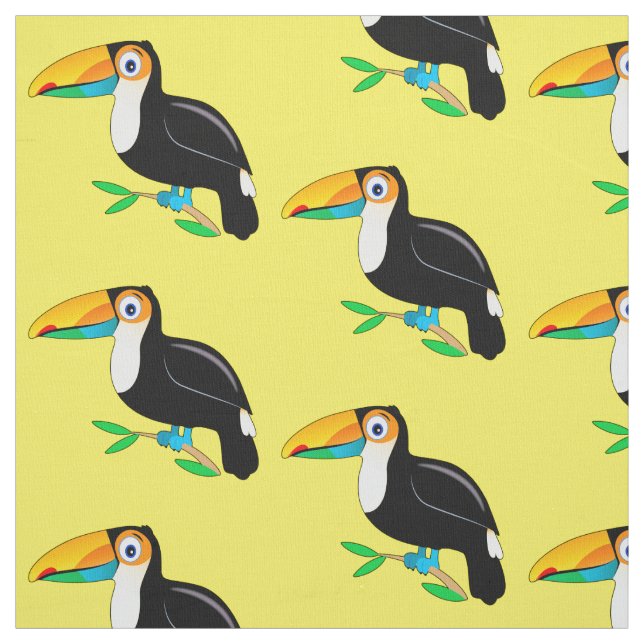 Tecido Toucan tropical (Modelo)