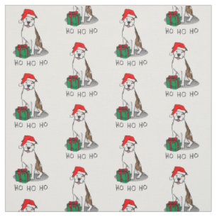 Tecido Touro para Papais noeis de Natal (lt brindle white