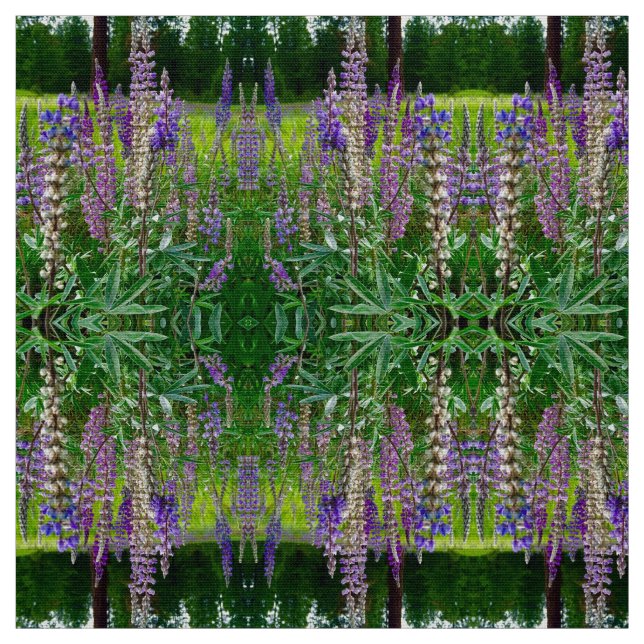 Tecido Towering Lupines (Modelo)