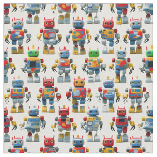 Tecido Toy Robots