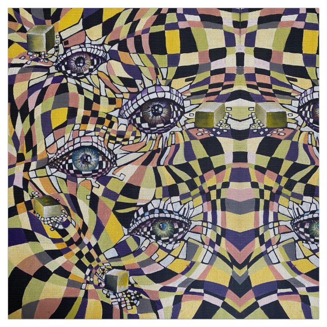 Tecido Trabalho de arte de 80s 90s da Retro Moderno (Modelo)