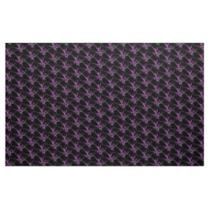 Tecido trabalho de arte preto roxo