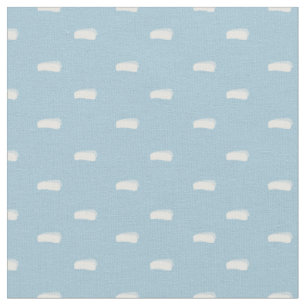 Tecido Tracinhos Minimalistas Brancos em Azul Pastel