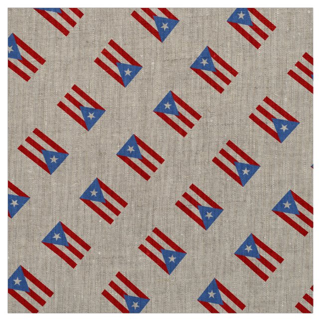 Tecido Tradicional: Bandeira de Puerto Rico (Modelo)