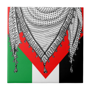 Tecido Tradicional do Keffiyeh Scarf Palestino