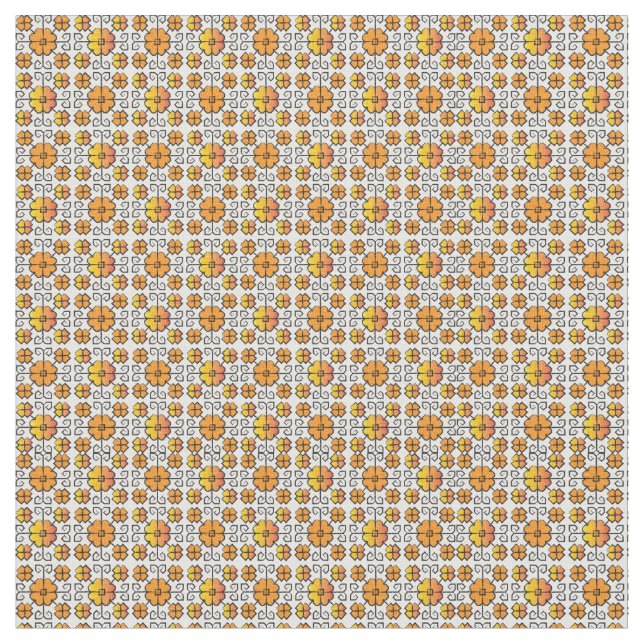 Tecido Tradicional letão - símbolo SUN - padrão geométric (Detalhe)