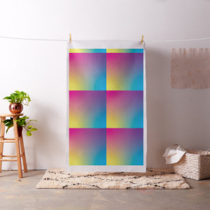 Tecido Travesseiro Gradiente de Cores Aquáticas - Quadrad