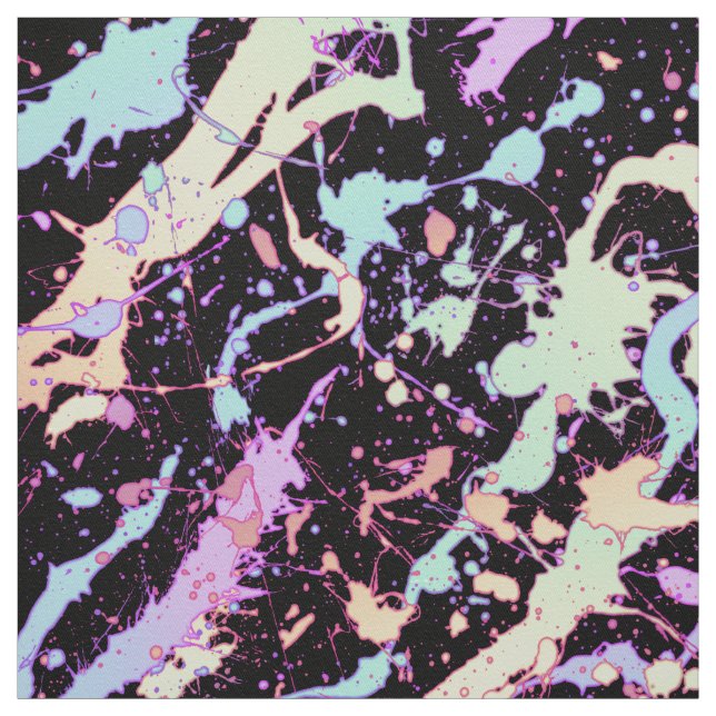 Tecido trecho de tinta do arco-íris extremo: (Modelo)