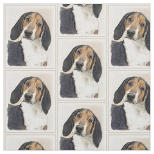 Tecido Tremendo a pintura de Walker Coonhound - Arte Orig