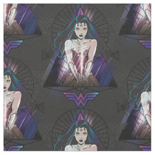Tecido Triângulo Tribal da Mulher Maravilha