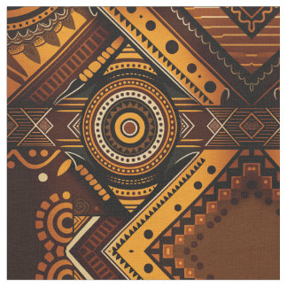 Tecido Tribal Africano - Uma Canvas da Cultura