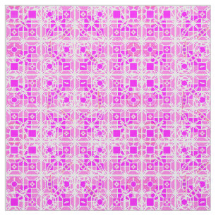 Tecido Tribal Batik - tons de rosa e orquídea