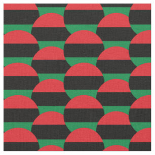 Tecido tribanda UNIA Flag & Pan African / Afro-American