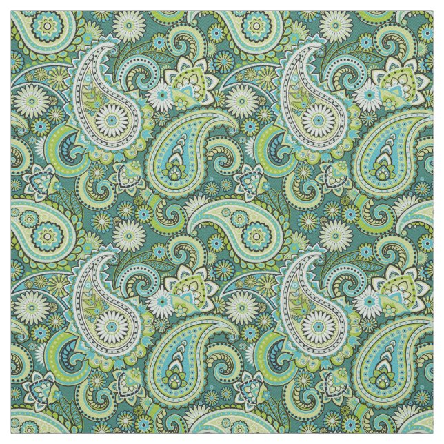 Tecido Trippy Hippy Retro Paisley (Modelo)