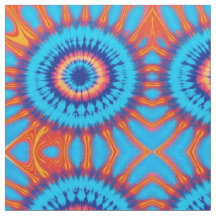 Trippy Tie Retro Blue & Orange