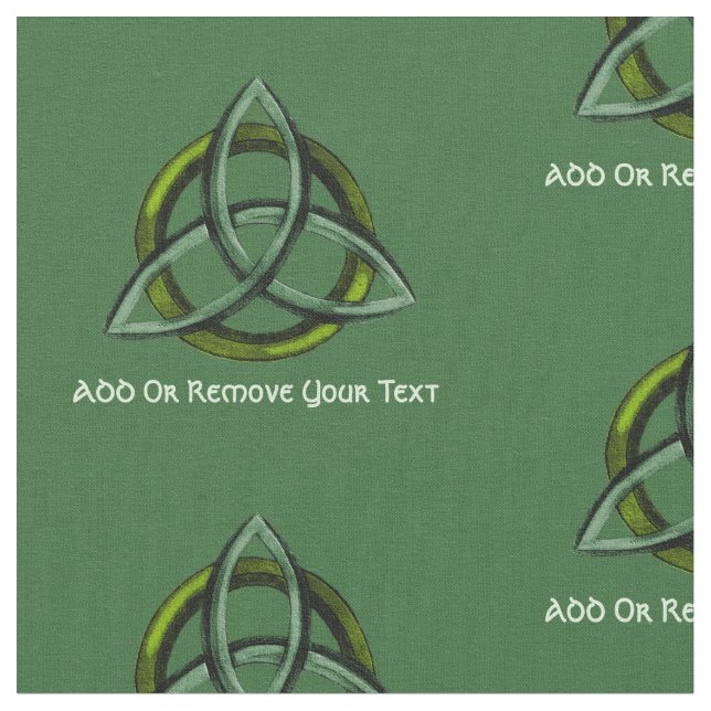 Tecido Triquetra (verde) (Detalhe)