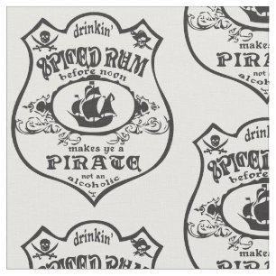 Tecido Troço_Troço Do Troço De Bebida Pirata De Rum