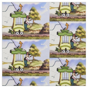 Tecido Trole de Toonerville