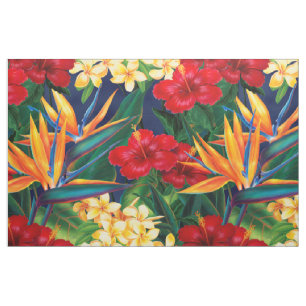 Tecido Tropical Paraísa Havaiana Floral