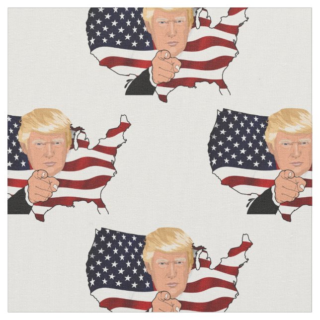 Tecido Trump clássico 2020 (Detalhe)