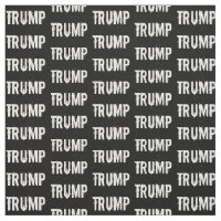 Tecido TRUMP preto e branco