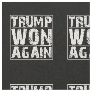 Tecido Trump Won Novamente