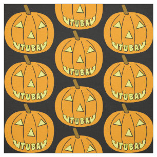 Tecido Tuba Halloween Pumpkin