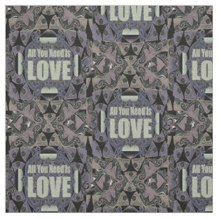Tecido Tudo que você precisa é amor